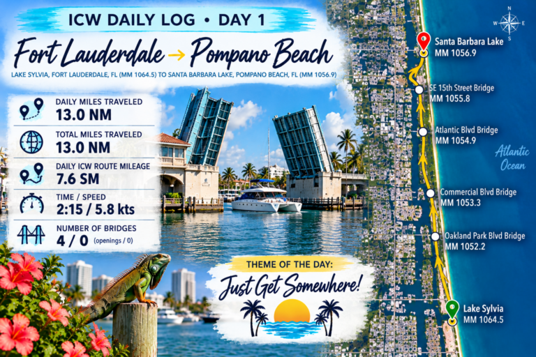 ICW Day 1_ Fort Lauderdale to Pompano Beach